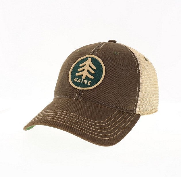 Paul's Tree Green Trucker Hat @themainesouvenirshop