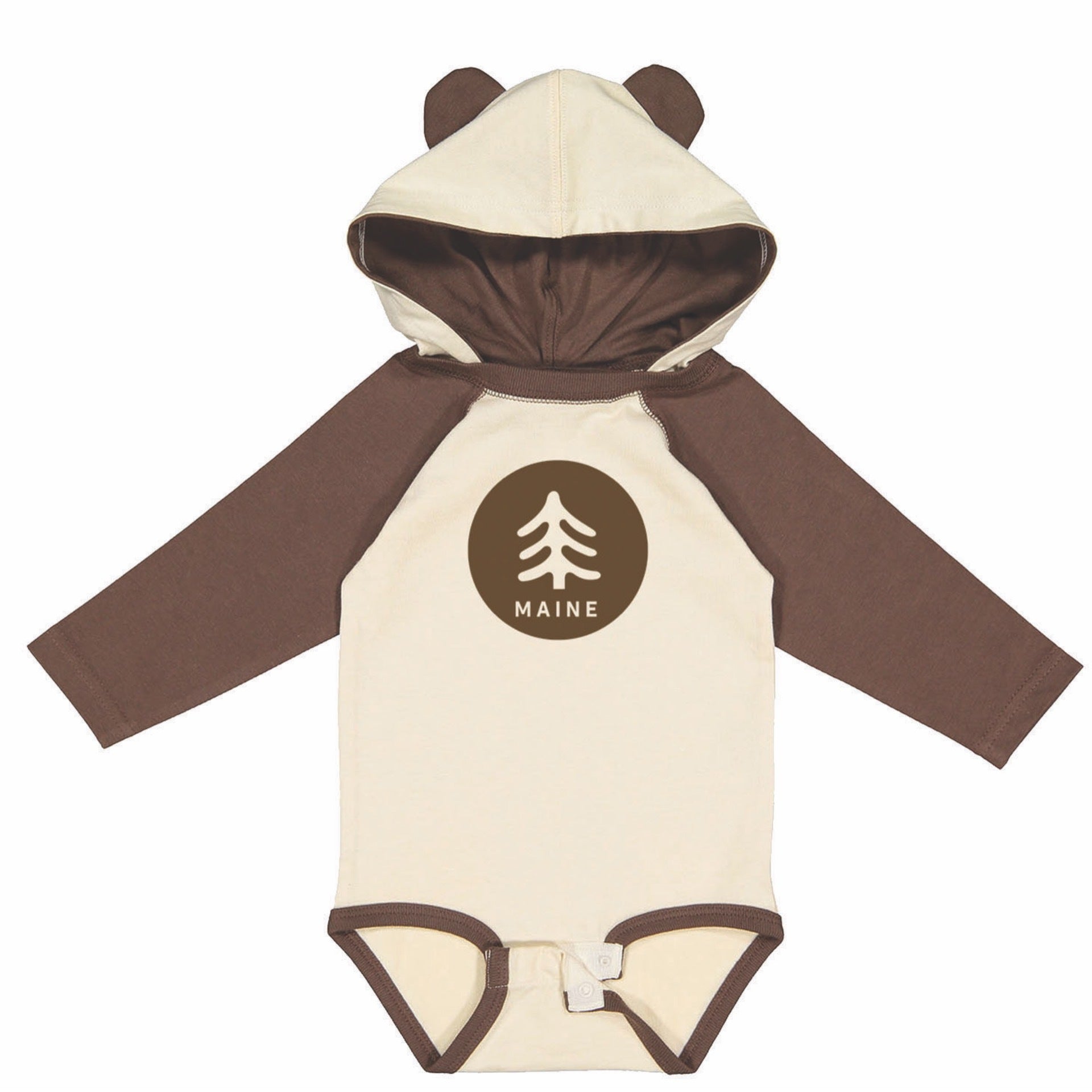 Baby Bear Onesie The Maine Souvenir Shop LLC